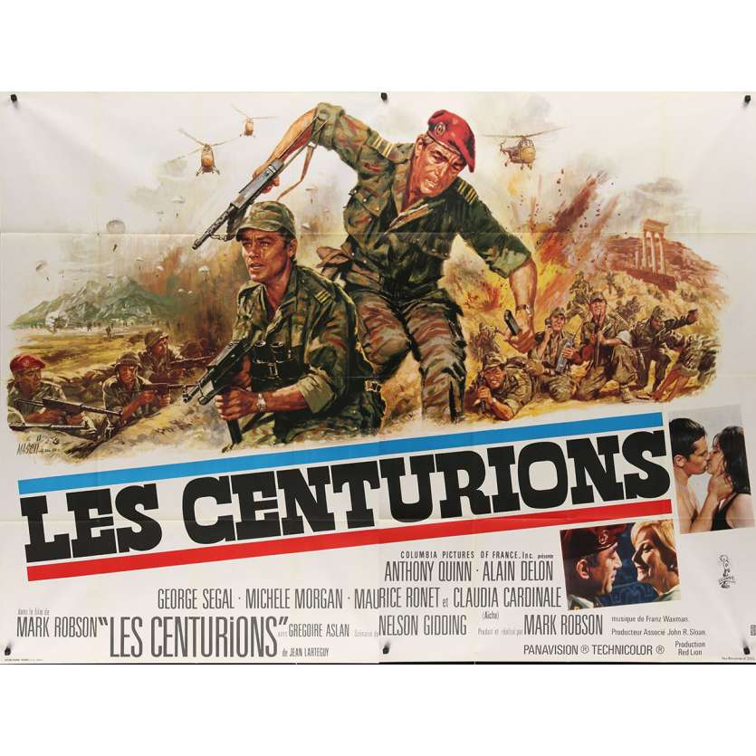 LOST COMMAND Original Movie Poster - 94x63 in. - 1966 - Mark Robson, Anthony Quinn, Alain Delon