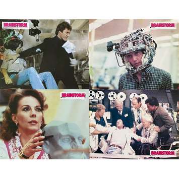 BRAINSTORM Photos de film x4 - 21x30 cm. - 1983 - Christopher Walken, Douglas Trumbull