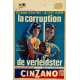 LA CORRUPTION Affiche de film  - 35x55 cm. - 1963 - Alain Cuny, Rosanna Schiaffino, Mauro Bolognini