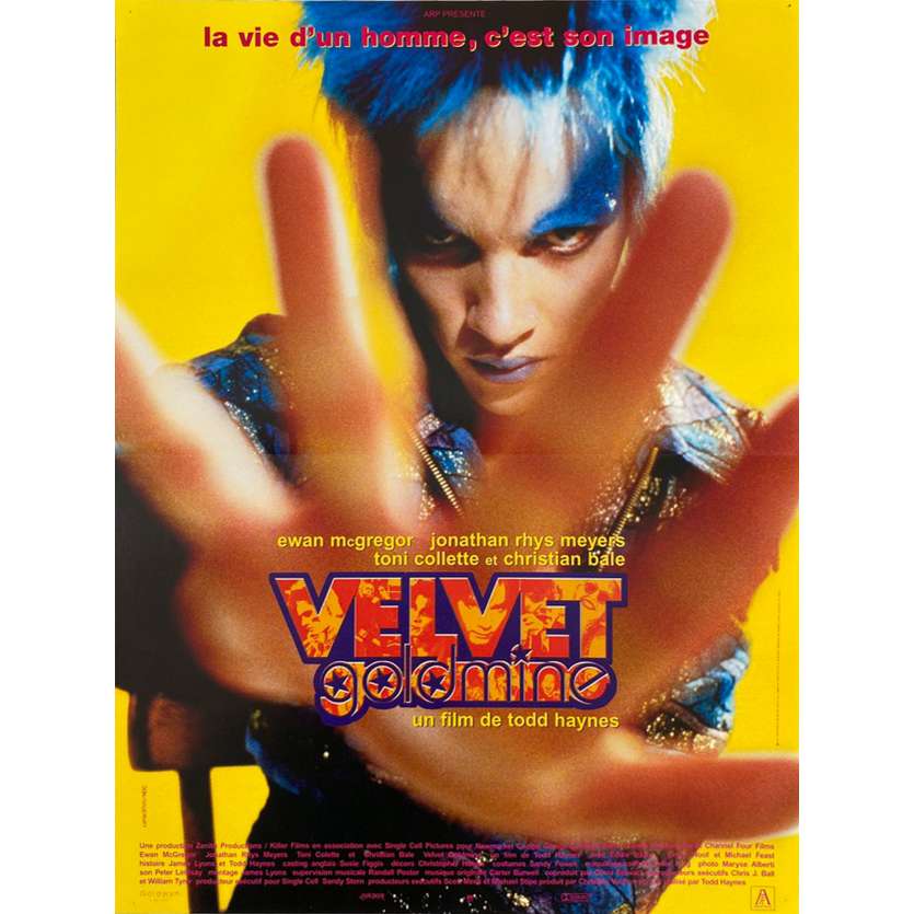 VELVET GOLDMINE Affiche de film - 40x60 cm. - 1998 - Ewan McGregor,, Todd Haynes