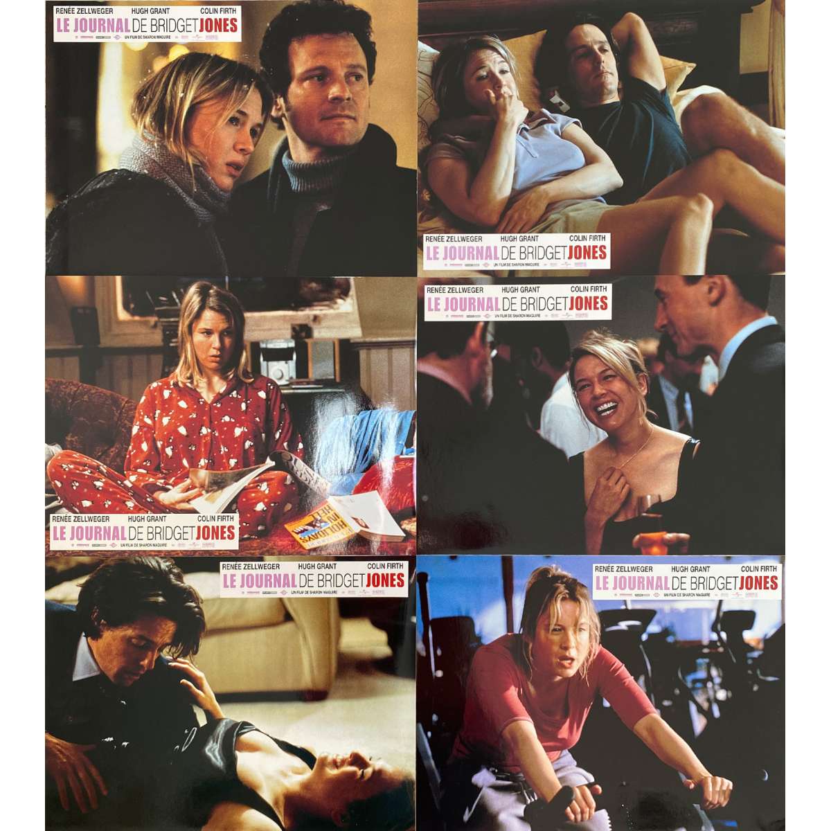 Bridget Jones S Diary French Lobby Cards 9x12 In 01 X6