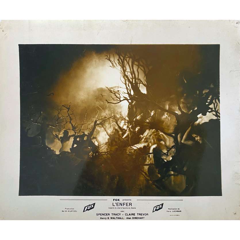 DANTE'S INFERNO Original Lobby Card - 9x12 in. - R1960 - Harry Lachman, Spencer Tracy