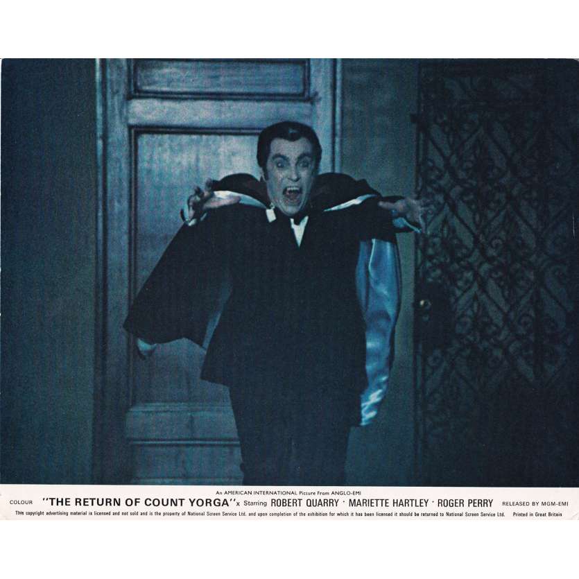 THE RETURN OF COUNT YORGA Photo de film - 20x25 cm. - 1971 - Robert Quarry, Bob Kelljan