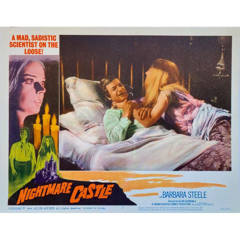 NIGHTMARE CASTLE US Lobby Card - 11x14 in. - 1965 N4