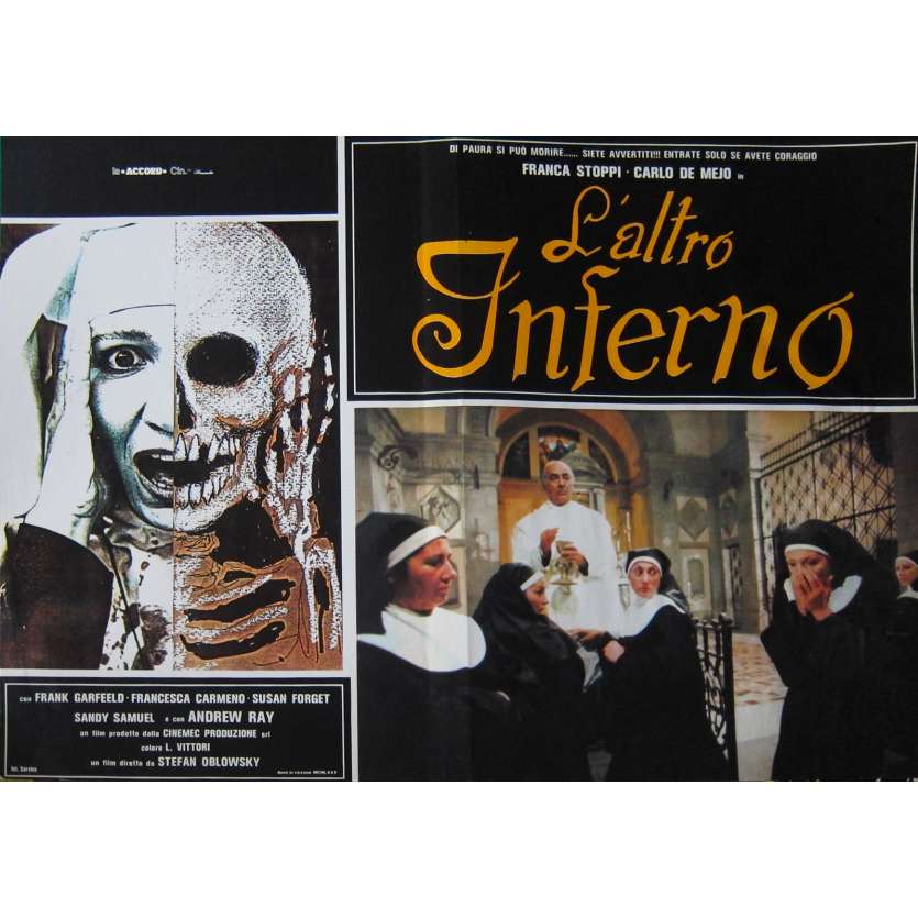 THE OTHER HELL Original Lobby Card - 18x26 in. - 1981 - Bruno Mattei , Franca Stoppi