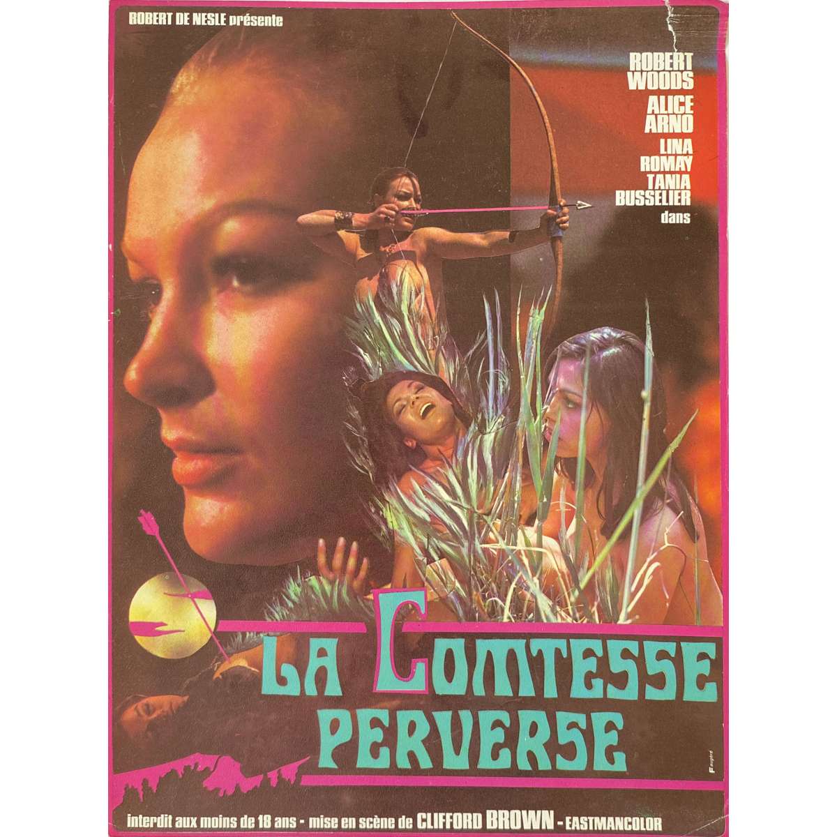 Countess Perverse French Herald 9x12 In 1974 2p