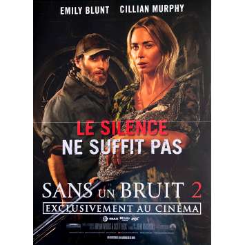 SANS UN BRUIT 2 Affiche de film- 40x60 cm. - 2020 - Emily Blunt, John Krasinski