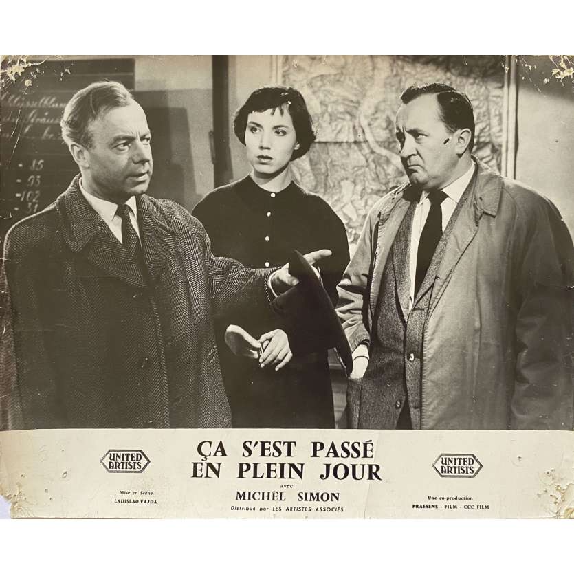 ÇA S'EST PASSE EN PLEIN JOUR Photo de film- 24x30 cm. - 1958 - Michel Simon, Ladislao Vajda