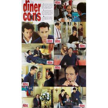 LE DINER DE CONS Photos de film- 21x30 cm. - 1998 - Jacques Villeret, Francis Veber