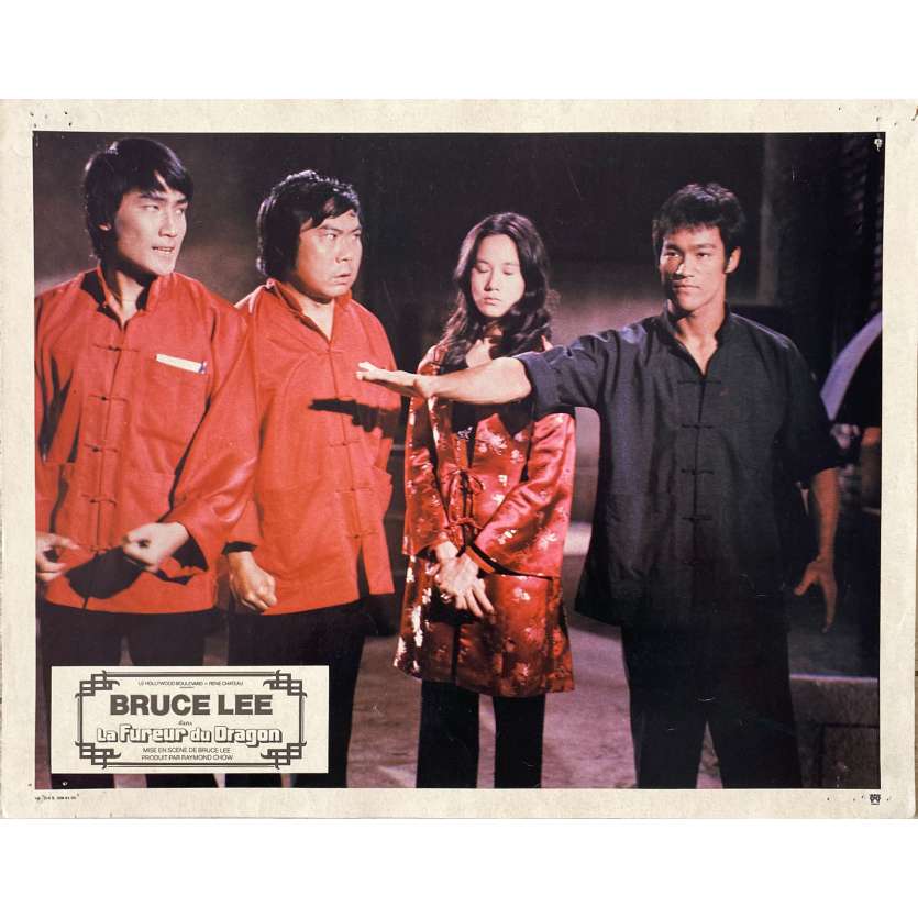 THE WAY OF THE DRAGON Original Lobby Card N03 - 9x12 in. - 1974 - Bruce Lee, Chuck Norris