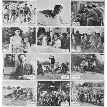 LA GUERRE DES BOUTONS Photos de film x24 - 24x30 cm. - 1962 - Jacques Dufilho, Yves Robert