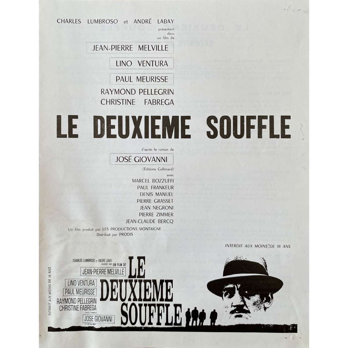 SECOND BREATH French Pressbook - 9x12 in. - 1966 4p