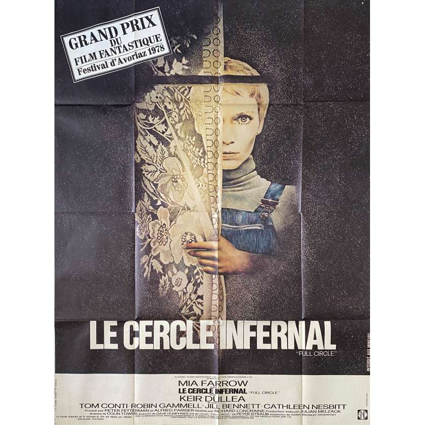 LE CERCLE INFERNAL (77) Affiche de film- 120x160 cm. - 1977 - Mia Farrow, Richard Loncraine