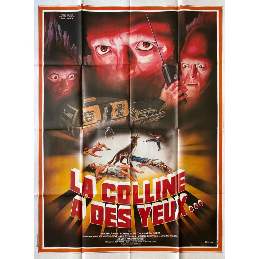 HILLS HAVE EYES Original Movie Poster- 47x63 in. - 1977 - Wes Craven, Michael Berryman