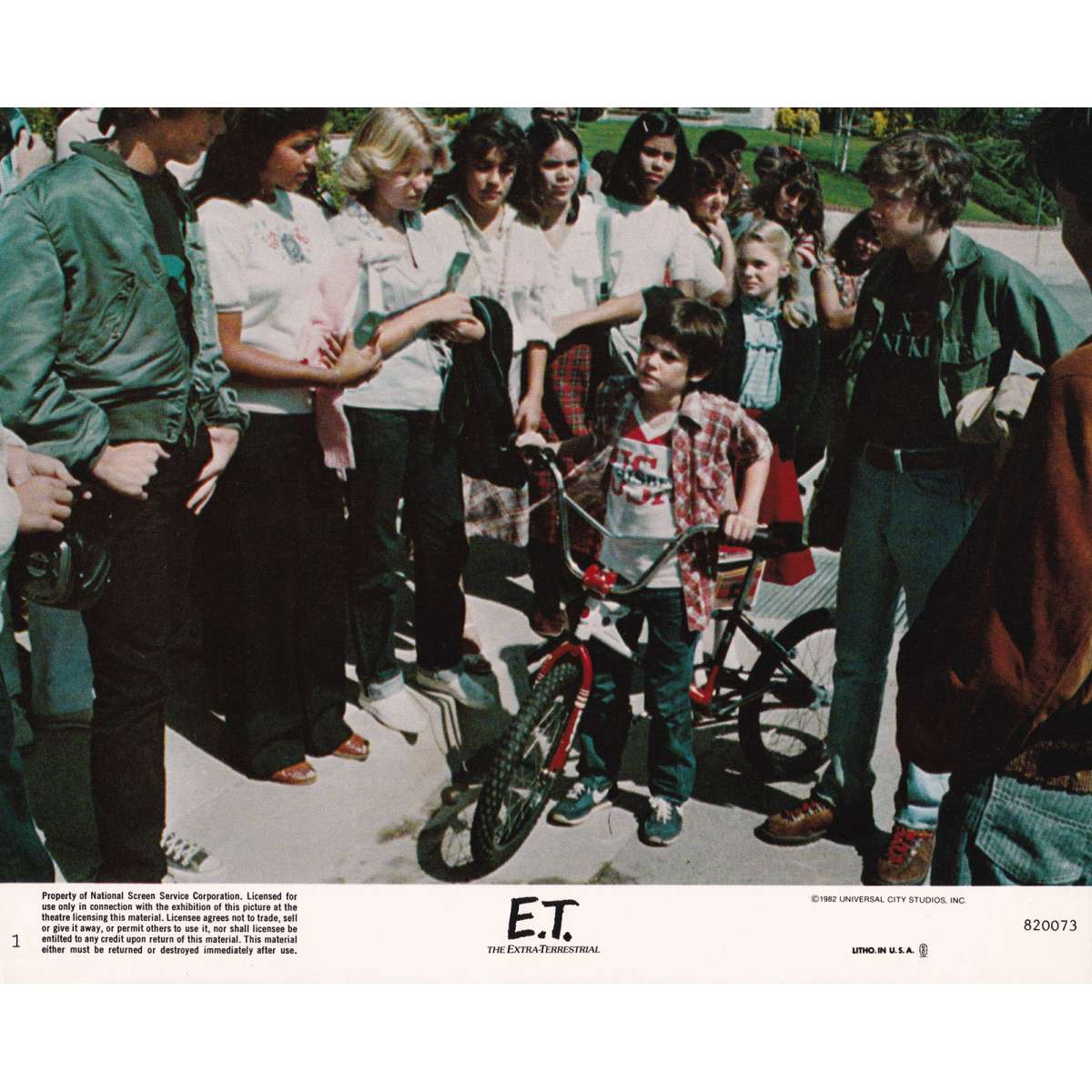 E.T. THE EXTRA-TERRESTRIAL U.S. Lobby Card - 8x10 in. - 1982 N01