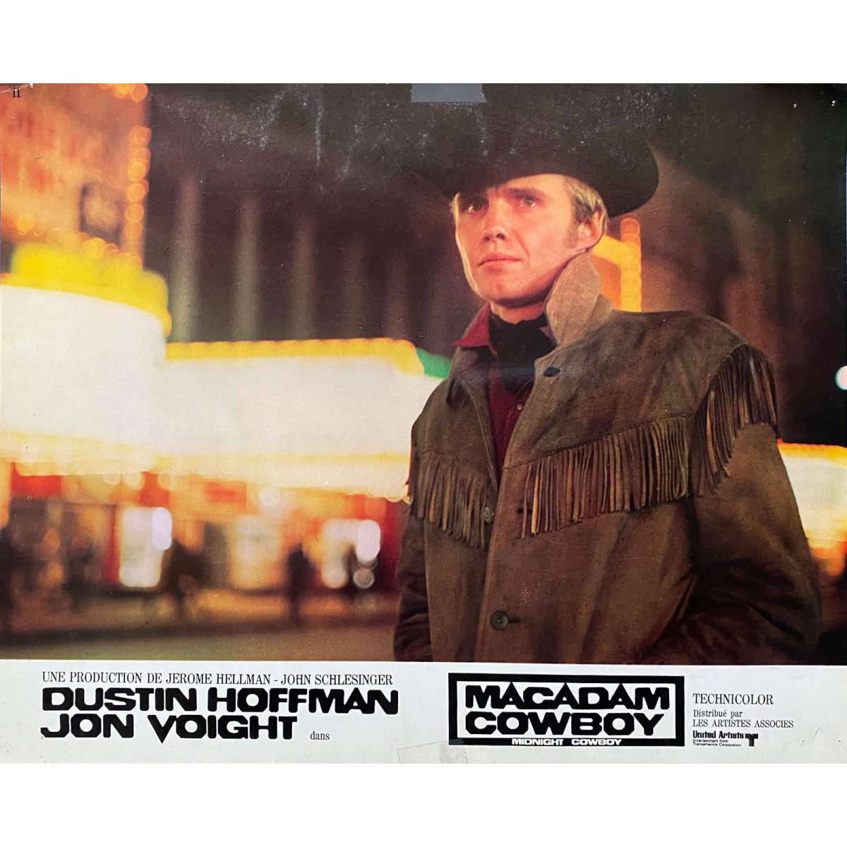 1969 Midnight Cowboy Lobby Card #3- X Rating-Dustin Hoffman-Jon  Voight-11x14