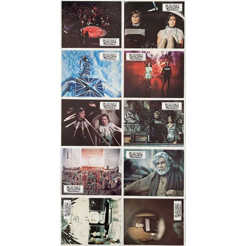 LOGAN'S RUN Original Lobby Cards X10 - 9x12 in. - 1977 - Donald Moffat, Gregory Harrison