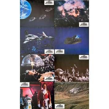 MESSAGE FROM SPACE Original Lobby Cards X8 - 9x12 in. - 1978 - Kinji Fukasaku, Sonny Chiba