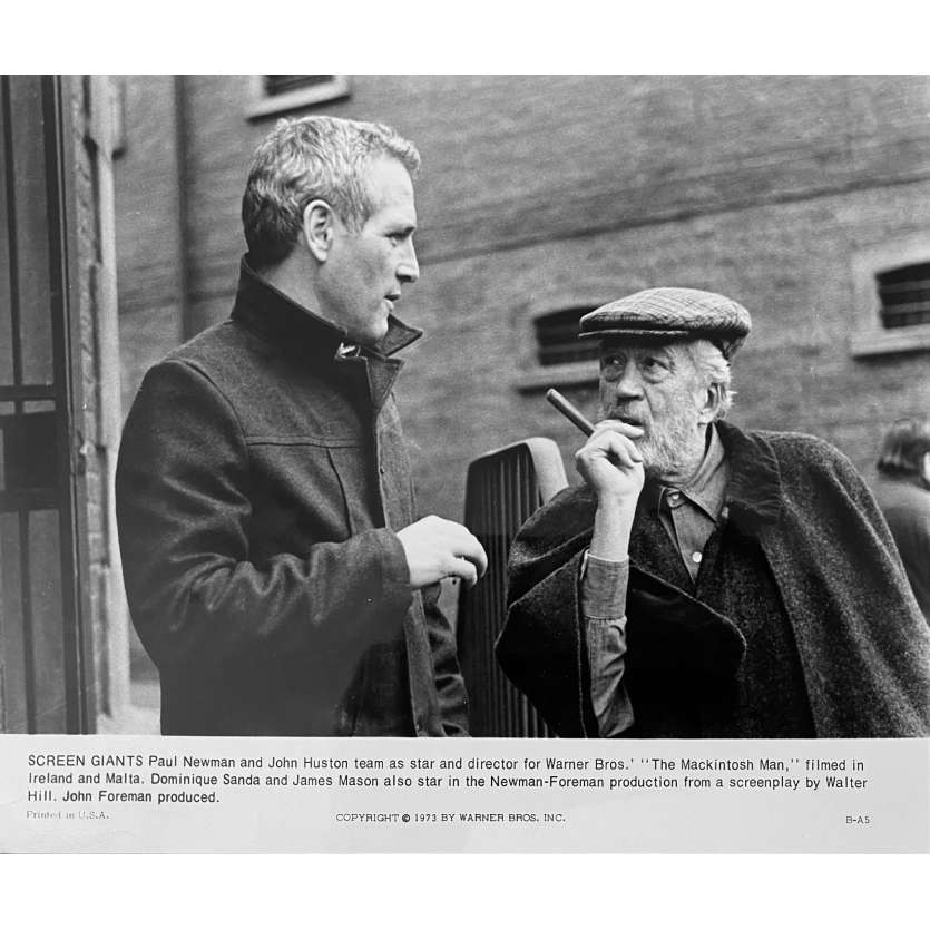 LE PIEGE Photo de presse B-A5 - 20x25 cm. - 1973 - Paul Newman, John Huston