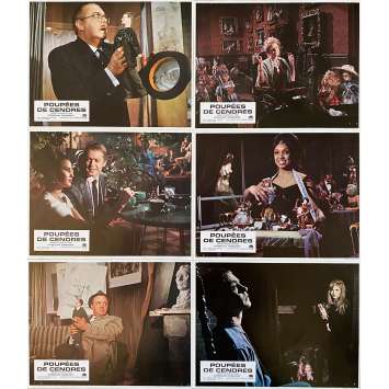 THE PSYCHOPATH Original Lobby Cards Set B - x6 - 9x12 in. - 1966 - Freddie Francis, Patrick Wymark