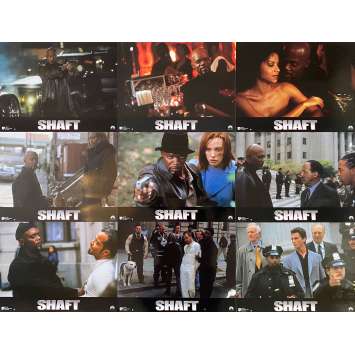 SHAFTOriginal Lobby Cards x9 - 9x12 in. - 2000 - John Singleton, Samuel L. Jackson