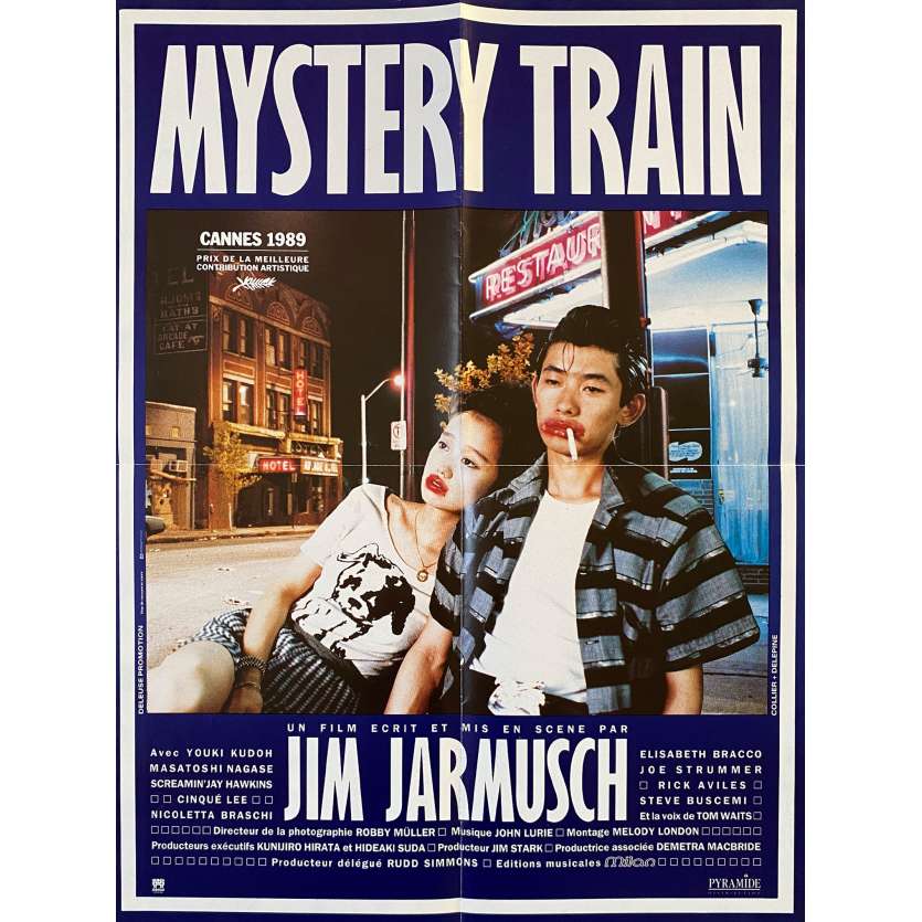 MYSTERY TRAIN Affiche de cinéma- 40x54 cm. - 1993 - Youki Kudoh, Jim Jarmush