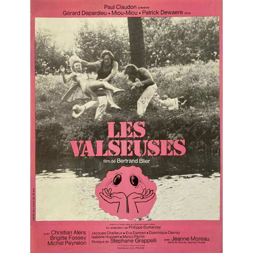 GOING PLACES Original Herald- 9x12 in. - 1974 - Bertrand Blier, Patrick Dewaere, Gérard Depardieu