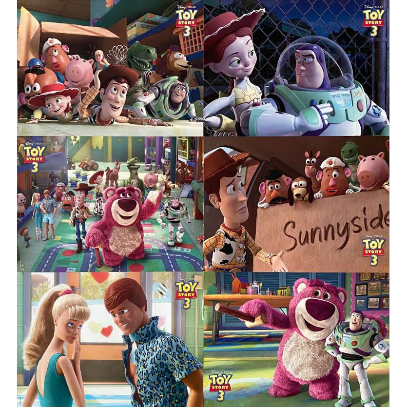 TOY STORY 3 French Lobby Cards - 9x12 in. - 2010 x6