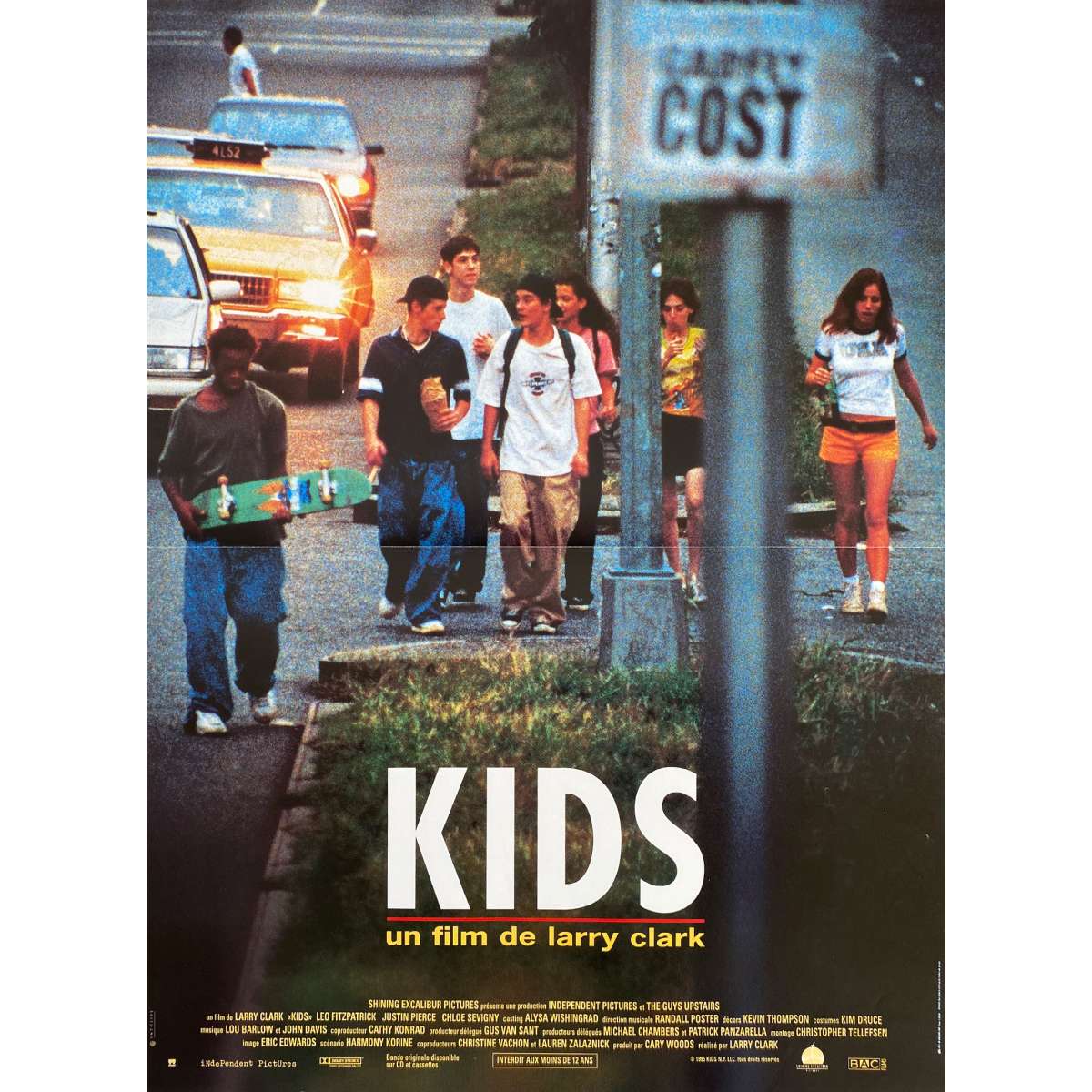 KIDS French Movie Poster - 15x21 in. - 1995