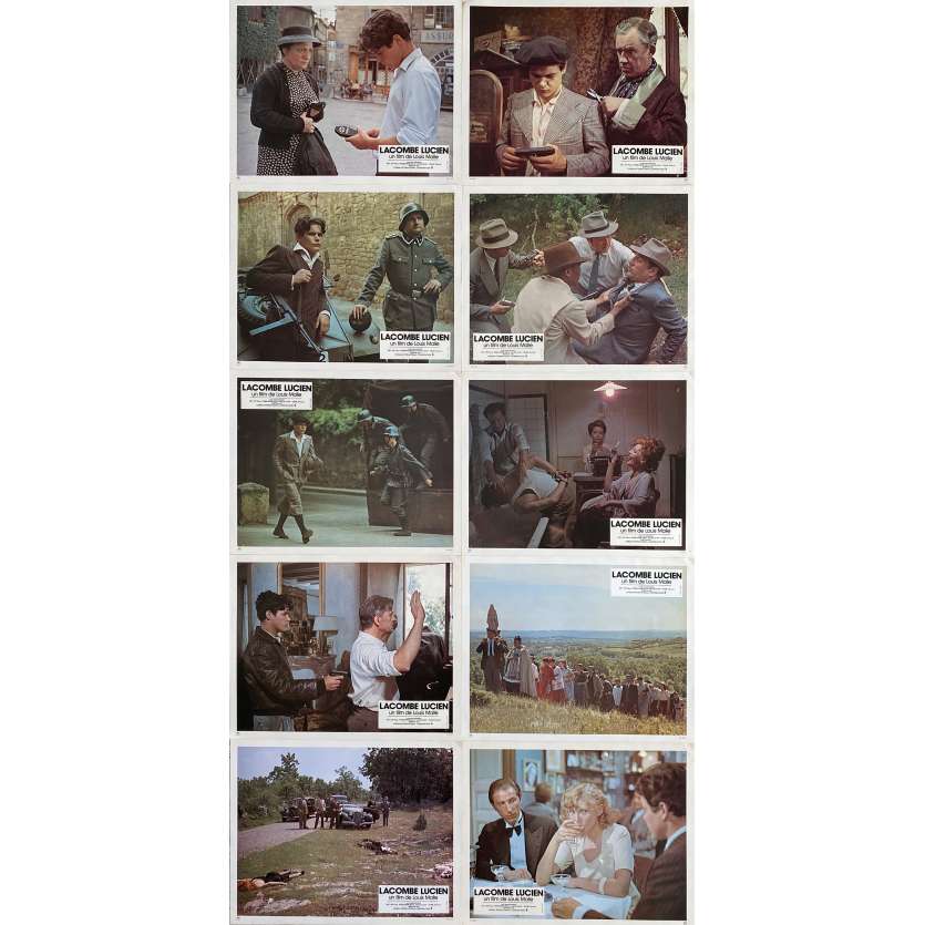 LACOMBE LUCIEN Photos de film x10 - L2 - 24x30 cm. - 1974 - Pierre Blaise, Louis Malle