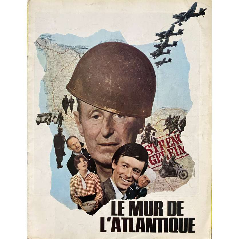 LE MUR DE L'ATLANTIQUE Synopsis 8p - 21x30 cm. - 1970 - Bourvil, Marcel Camus