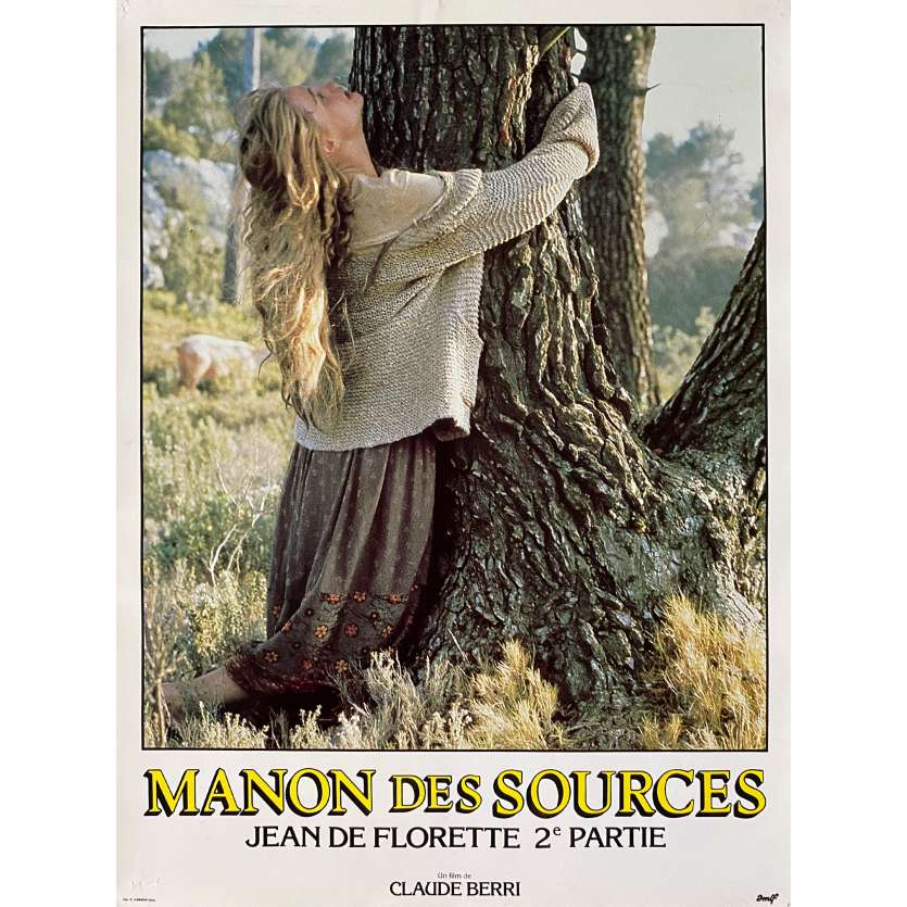 MANON DES SOURCES Photo de film N01 - 30x40 cm. - 1986 - Yves Montand, Claude Berri