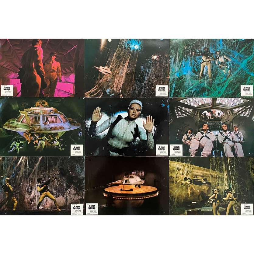 FANTASTIC VOYAGE Vintage Lobby Cards x9 - set L1 - 9x12 in. - 1966 - Richard Fleisher, Rachel Welch