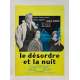 LE DESORDRE ET LA NUIT Affiche de film entoilée- 40x60 cm. - 1958 - Jean Gabin, Gilles Grangier