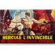 HERCULE L'INVINCIBLE Affiche de film entoilée- 35x55 cm. - 1964 - Dan Vadis, Alvaro Mancori