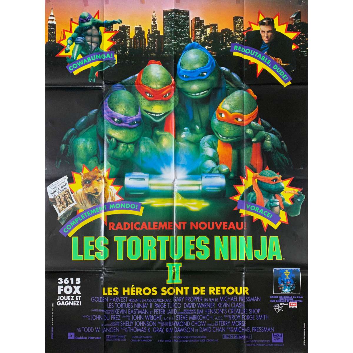 Les Tortues Ninja 2 (Film, 1991) — CinéSérie