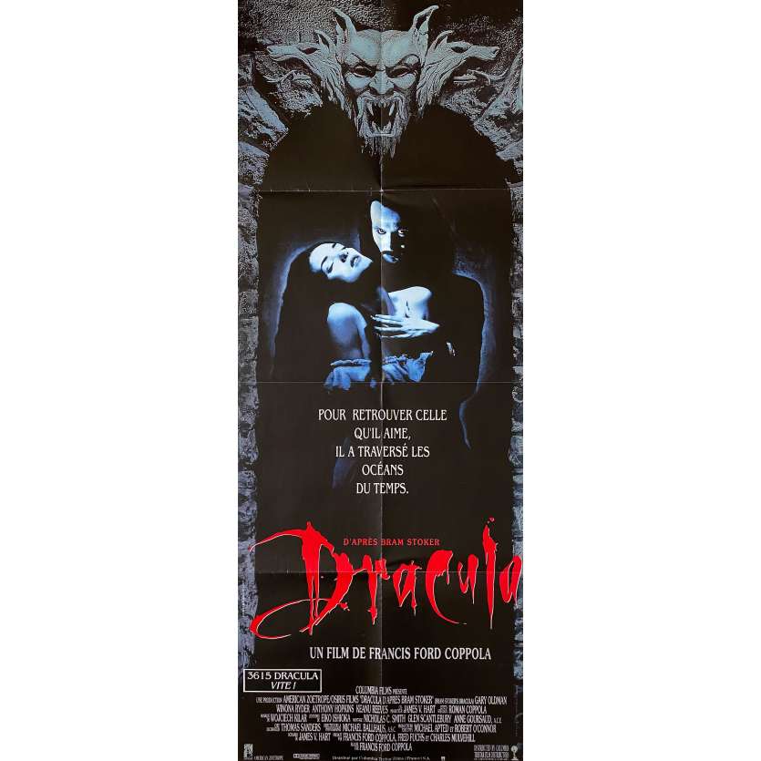 DRACULA Affiche de cinéma- 60x160 cm. - 1992 - Gary Oldman, Winona Ryder, Francis Ford Coppola