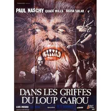 Vintage French the Night of the Werewolf Movie Poster A3/A4 