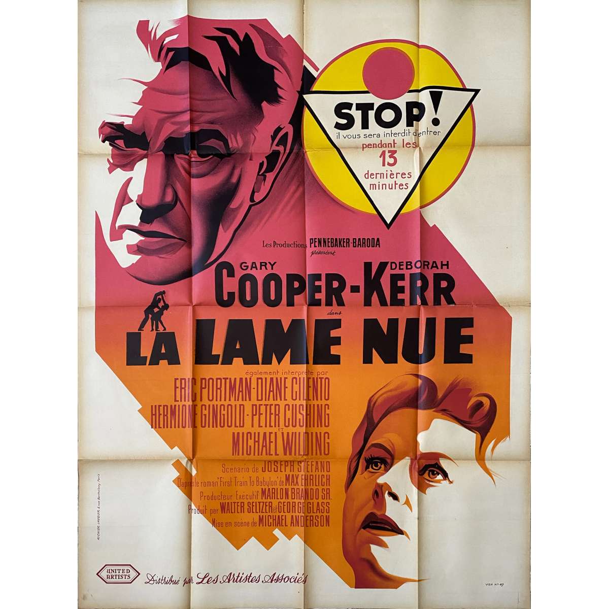 Affiche de cinéma française de BABYLON - 120x160 cm.