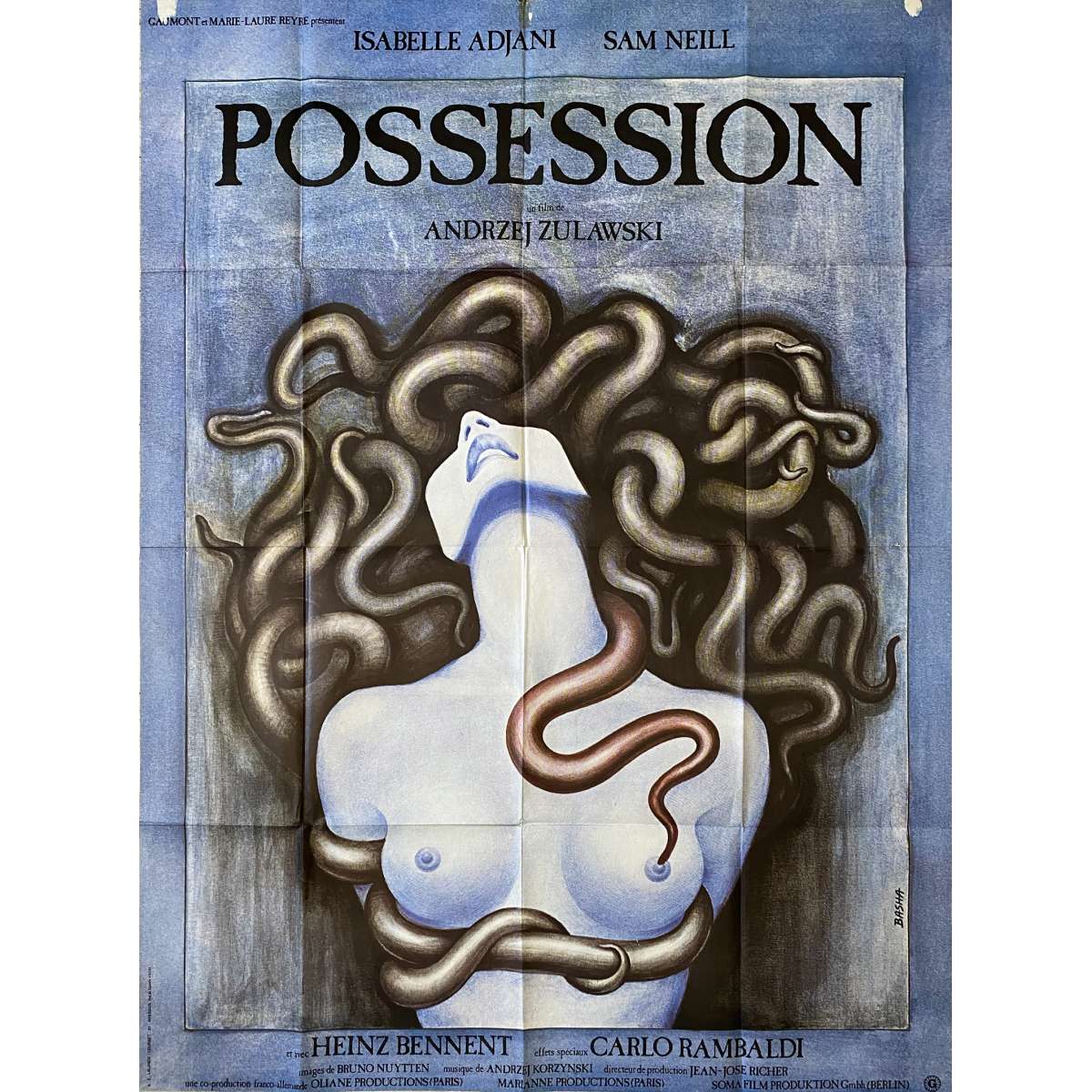 POSSESSION French Movie Poster - 47x63 in. - 1981