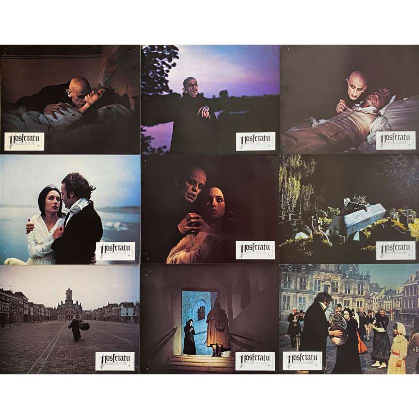 NOSFERATU Lobby Cards x9 - 9x12 in. - 1979 - Werner Herzog, Klaus Kinski