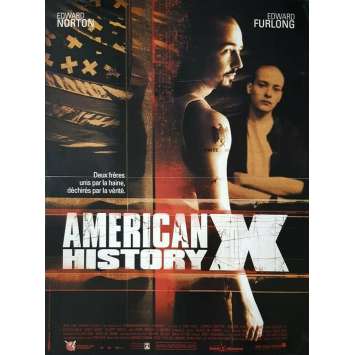 AMERICAN HISTORY X Affiche de film 40x60 - 1998 - Edward Norton, Tony Kaye, C6