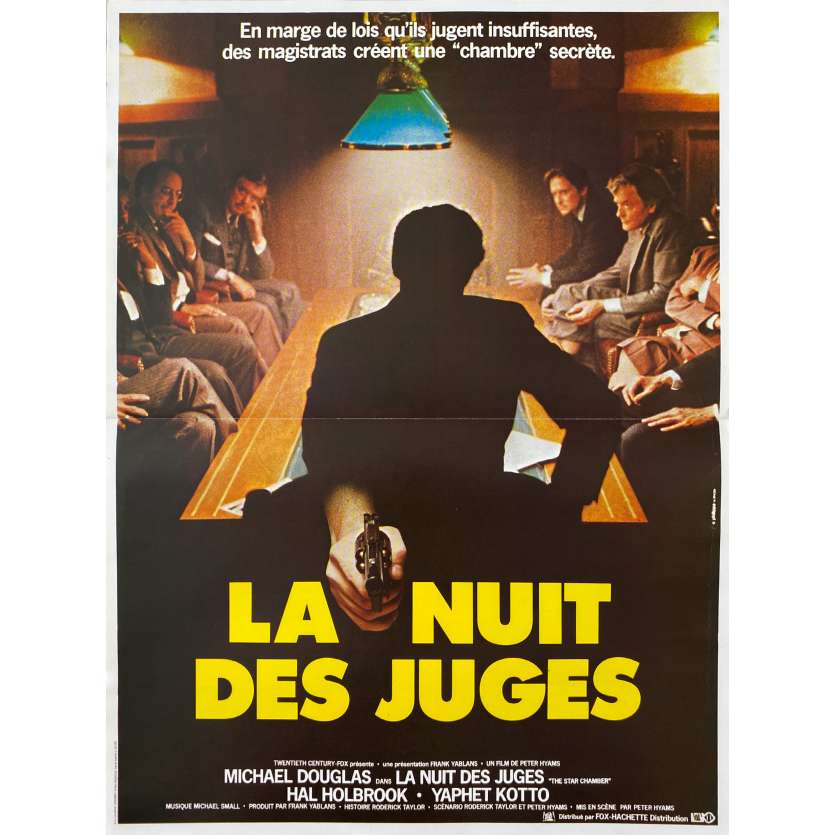 LA NUIT DES JUGES Affiche de cinéma- 40x54 cm. - 1983 - Michael Douglas, Peter Hyams