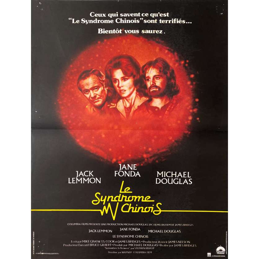 LE SYNDROME CHINOIS Affiche de cinéma- 40x54 cm. - 1979 - Jane Fonda, James Bridges