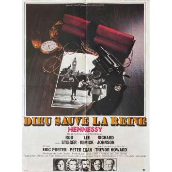 DIEU SAUVE LA REINE Affiche de cinéma- 60x80 cm. - 1975 - Rod Steiger, Don Sharp