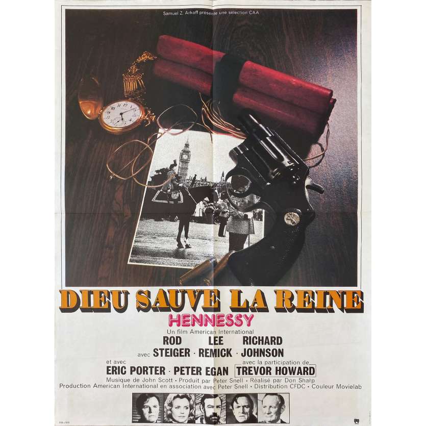 DIEU SAUVE LA REINE Affiche de cinéma- 60x80 cm. - 1975 - Rod Steiger, Don Sharp