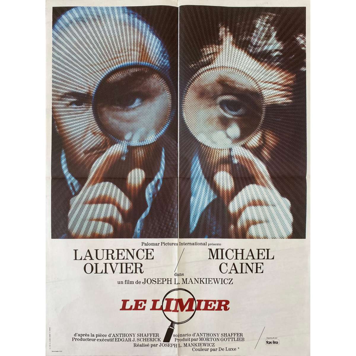 SLEUTH French Movie Poster - 23x32 in. - 1972