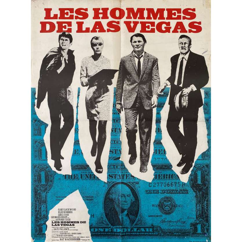 LES HOMMES DE LAS VEGAS Affiche de cinéma- 60x80 cm. - 1968 - Gary Lockwood, Antonio Isasi