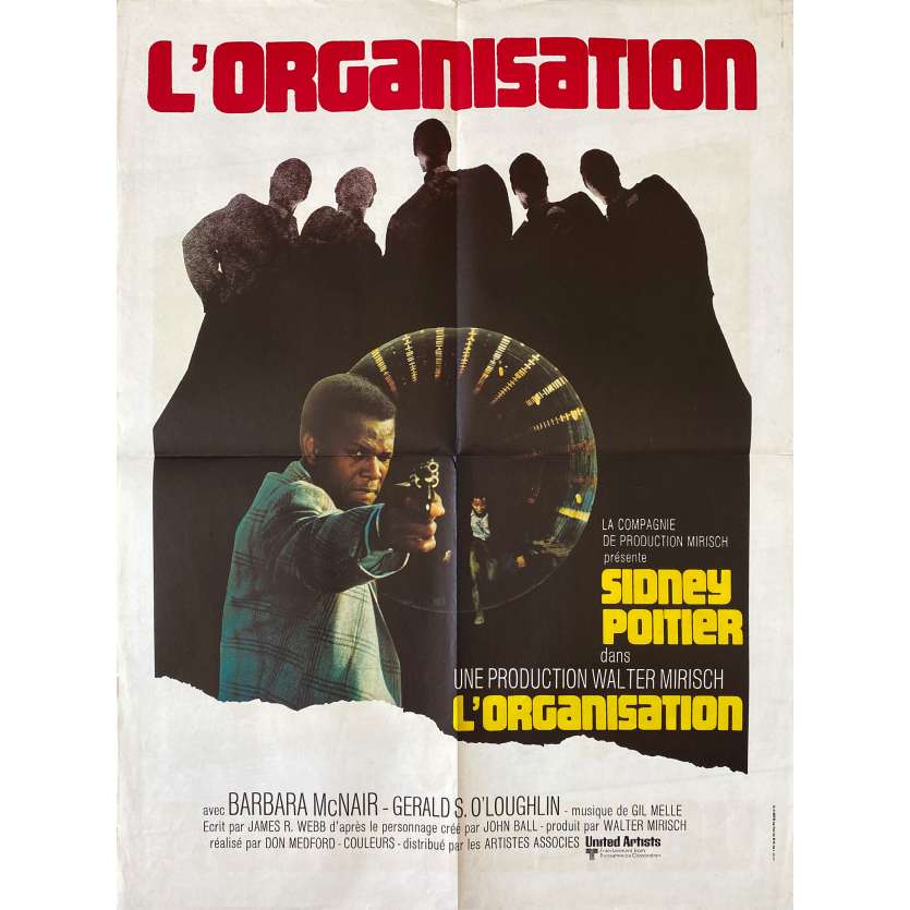 THE ORGANIZATION Movie Poster- 23x32 in. - 1971 - Don Medford, Sidney Poitier