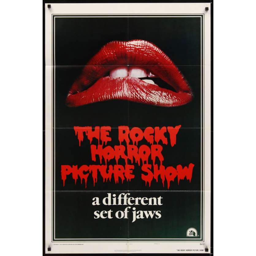 ROCKY HORROR PICTURE SHOW style A Affiche Originale USA '75 Culte ! Movie Poster